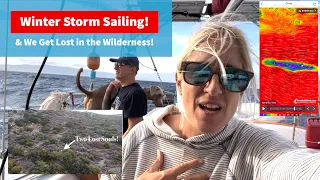 Episode 210 – Storm Sailing in the Med at Winter then finding ourselves lost in the Greek Wilderness