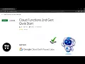 Cloud Functions 2nd Gen Qwik Start GSP1089 Solution