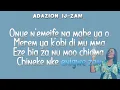 Download Lagu Adazion IJ - ZAM (Lyrics Video)@GospelloverMedia