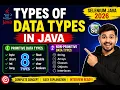 153 Types of Data Types in Java Selenium Java 2026