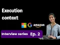 Execution context Front-end interview series Ep 2