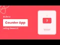 Build a Counter App with ReactJS React State and Event Handling Tutorial