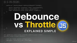 STOP Confusing Debounce Throttle Explained in 5 Minutes
