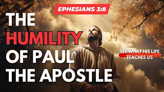 The HUMILITY of Paul The Apostle - Ephesians 3 8 Devotional Bible Study