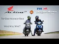Lagu TVS Jupiter ZX Vs Honda Activa 5g | Top End Race | Who Will Win? | Shocking Results | UP65 Racers