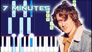 Download Dean Lewis - 7 Minutes Piano Tutorial EASY (Piano Cover) MP3