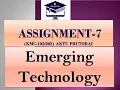 AKTU PRUTOR ET KMC-102 EMERGING TECHNOLOGY QUIZ-7