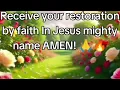 GOD IS RESTORING EVERYTHING YOU LOST