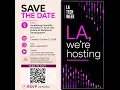 Save the Date Amplifying Scientific Innovation Returns to LA Tech Week for Year Two