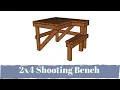 How to Build a Shooting Bench from 2x4s