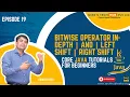 Bitwise operator in-depth AND left shift right shift core java for beginners in hindi