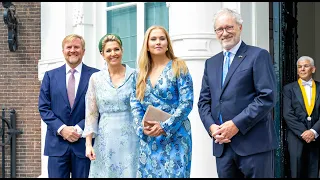 Princess Amalia attending farewell vice president of the Council of State