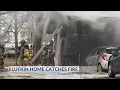 Lufkin firefighters battle Warren Street house fire amid freezing weather