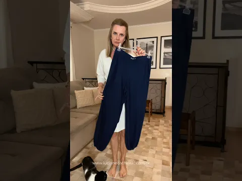 OTIMIZANDO A CALÇA JASMINE 💙🤩 Site www.lucianecachinski.com.br
