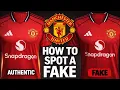 FAKE vs REAL Manchester United Shirt How to Spot a Fake Adidas Man United Jersey 4k
