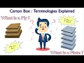 Terminologies in corrugated box Explained