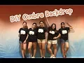 DIY GRADIENT FABRIC BACKDROP