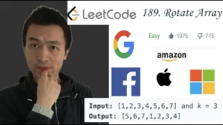 LeetCode 189 Rotate Array - Interview Prep Ep 52