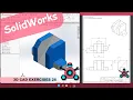 SolidWorks 3D CAD EXERCISES 26 StudyCadCam Solution Tutorial