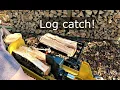 Log splitter catch Tractor supply 25 ton log splitter