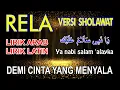 Download Lagu DEMI CINTA YANG MENYALA VERSI SHOLAWAT - RELA VERSI SHOLAWAT - LIRIK ARAB DAN LATIN #caratvsholawat