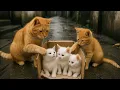 Download Lagu Kitten Misses Dad And Begs Mom Cat To Save Three Baby Cats Abandoned By Owner
