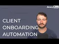 Client onboarding automation with Zapier ClickUp Content Snare more