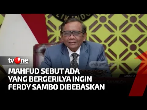 Mahfud MD Endus Gerakan Bawah Tanah soal Vonis Ferdy Sambo