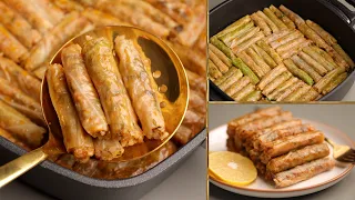 محشي الكرنب أحلي أكلة تدفي في برد الشتا بخلطة رهيبة وسر التسوية الصح بدون ما يفك او يعجن 