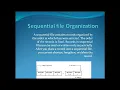 what is sequential file organization