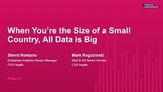 CVS When You are the Size of a Small Country All Data is Big