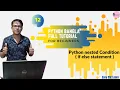 12 Python Bangla Tutorial Python nested Condition if else statement
