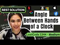 Angle Between Hands of a Clock - LeetCode 1344 Python