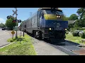 Long Island Rail Road Montauk Branch Train Departing East Hampton