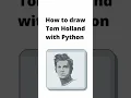 How to draw Tom Holland with code