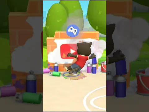 YouTube graffiti - My Talking Tom Friends 2