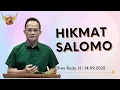 Download Lagu Hikmat Salomo | Pdt. Then Rudy H | 14.09.25