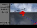 How to import OBJ files into Glue3D