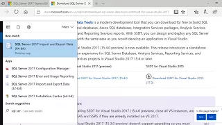 IPGRAY SQL Server - how to download and install Sql Server data tools for Visual Studio 2017