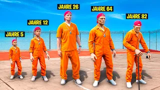 100 JAHRE im GEFÄNGNIS überleben in GTA 5!