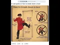 A cool guide on how to break down a door