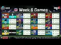 NFL Week 6 picks The Pat McAfee Show