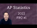 2022 AP Statistics Free Response