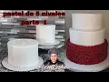 5-Tier Wine Red Quinceanera Cake Live at AzulCakes Wine Red Wedding Cake