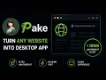 Electron is Dead Turn Webpages Into Blazing Fast 10MB Desktop Apps Pake CLI