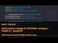 Add custom image to UITabBar programmatically in swift 4