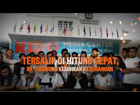 Tersalip di Hitung Cepat, RK-Suswono Keluhkan Kecurangan