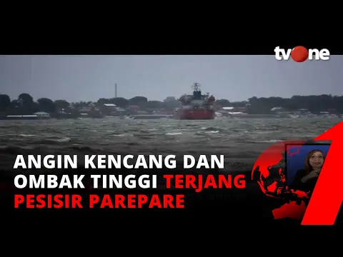 Angin Kencang Dan Ombak Tinggi Terjang Pesisir Parepare | tvOne