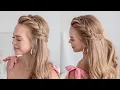 CUTE FRENCH BRAID HAIRSTYLE Half Updo for Medium Long Hair