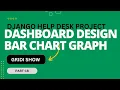 Django Help Desk Ticket System Project part-18 Create Dashboard BAR CHART Graph representation